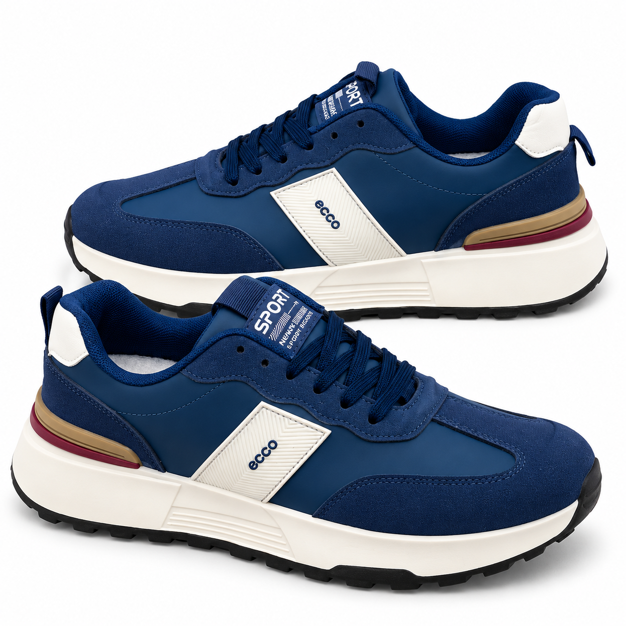 ECCO Style Navy Sport Sneakers